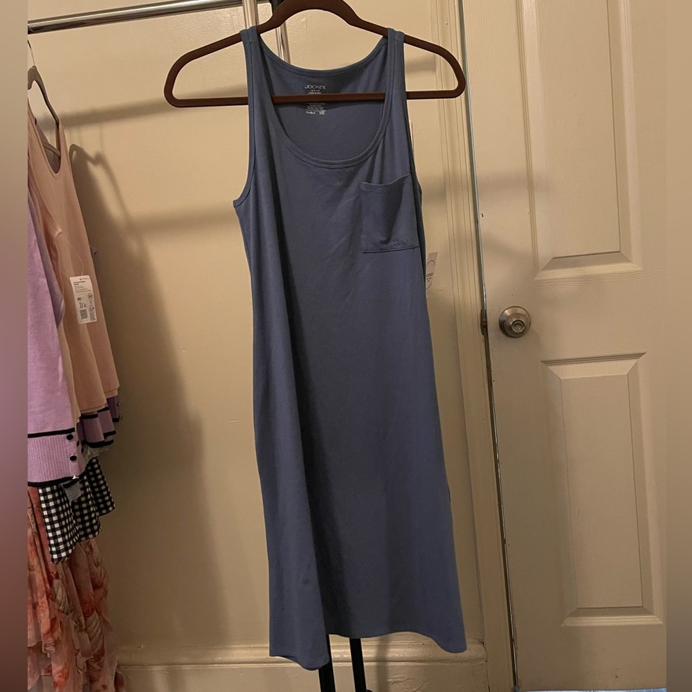 Jockey Sleeveless Blue Nightgown